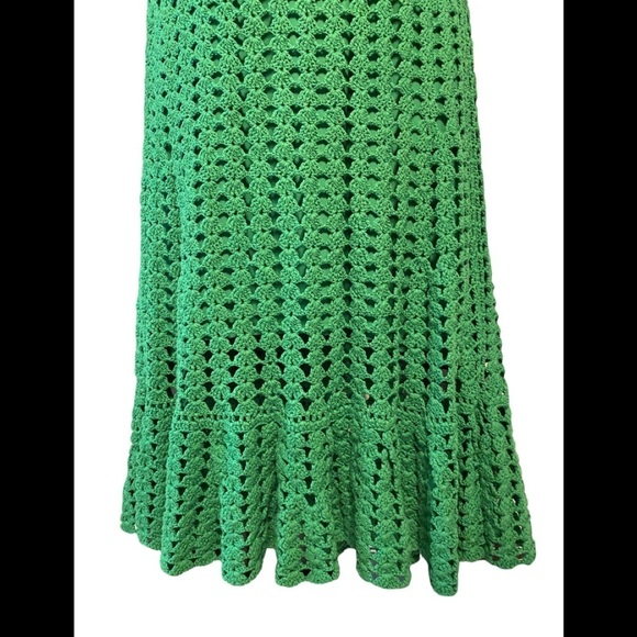 INC Interantional Concepts Dress Crochet Green - Picture 4 of 9